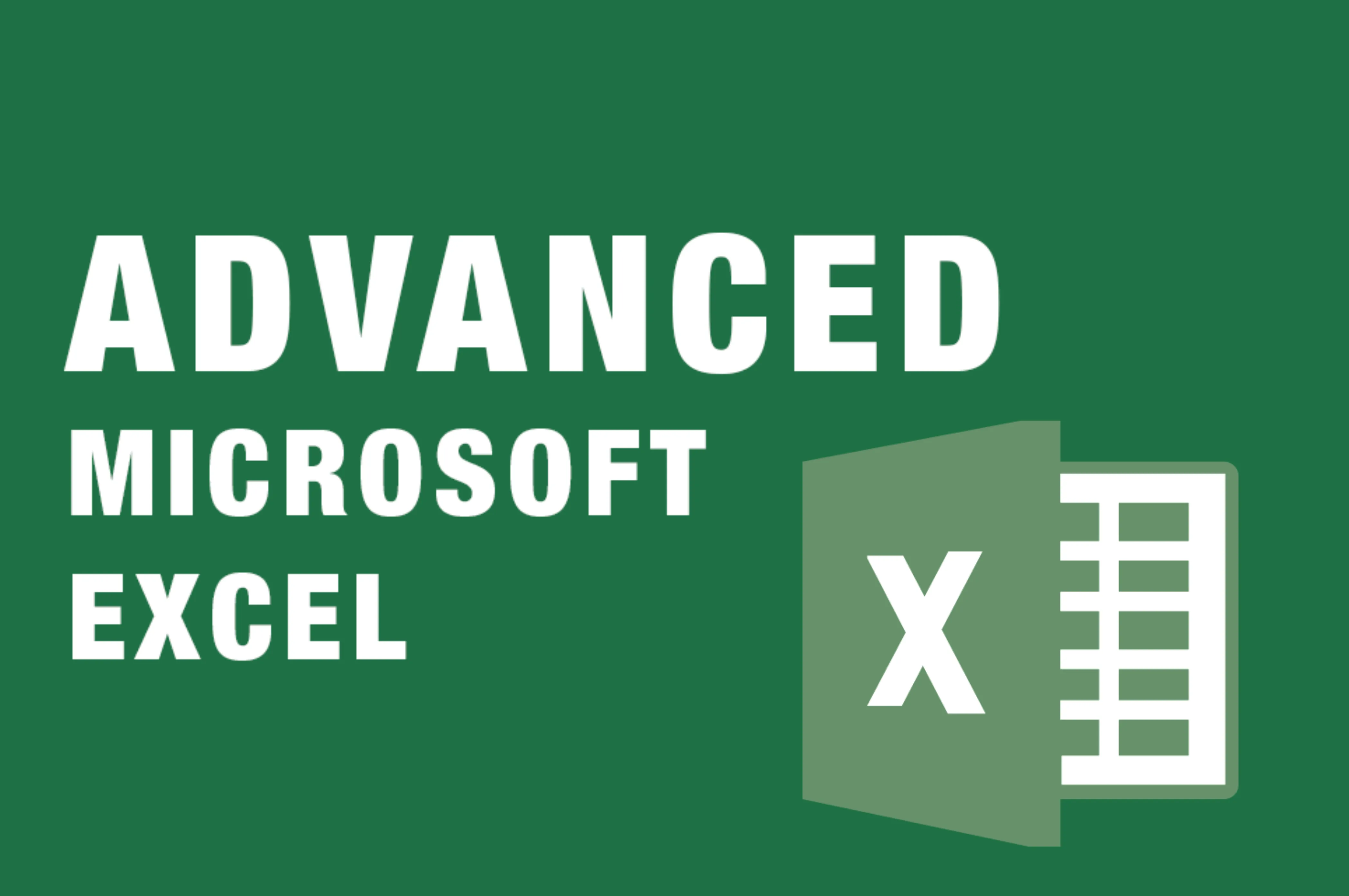 CERTIFICATE COURSE IN ADVANCED EXCEL